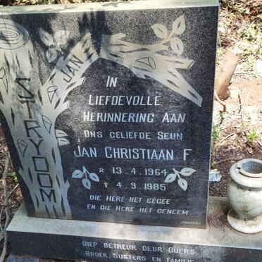 STRYDOM Jan Christiaan F. 1964-1985