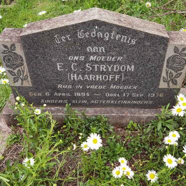 STRYDOM E.C. nee HAARHOFF 1894-1976