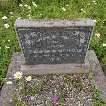 STRATEN Susara Maria, van 1886-1972