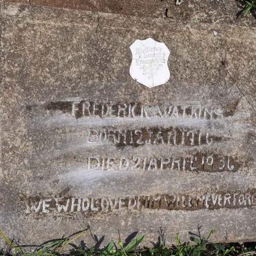 WATKINS Frederick 1916-1936