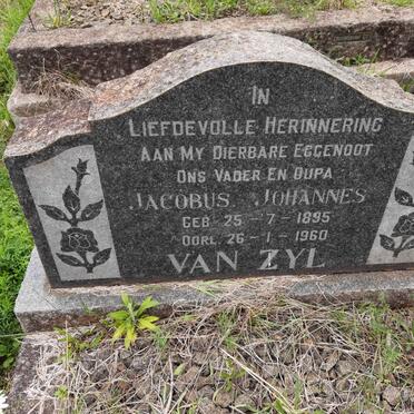 ZYL Jacobus Johannes, van 1895-1960