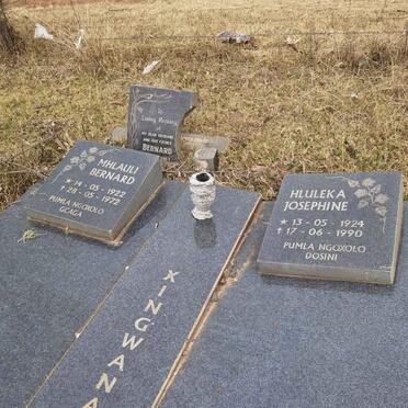 XINGWANA Mhlauli Bernard 1922-1972 &amp; Hluleka Josephine 1924-1990