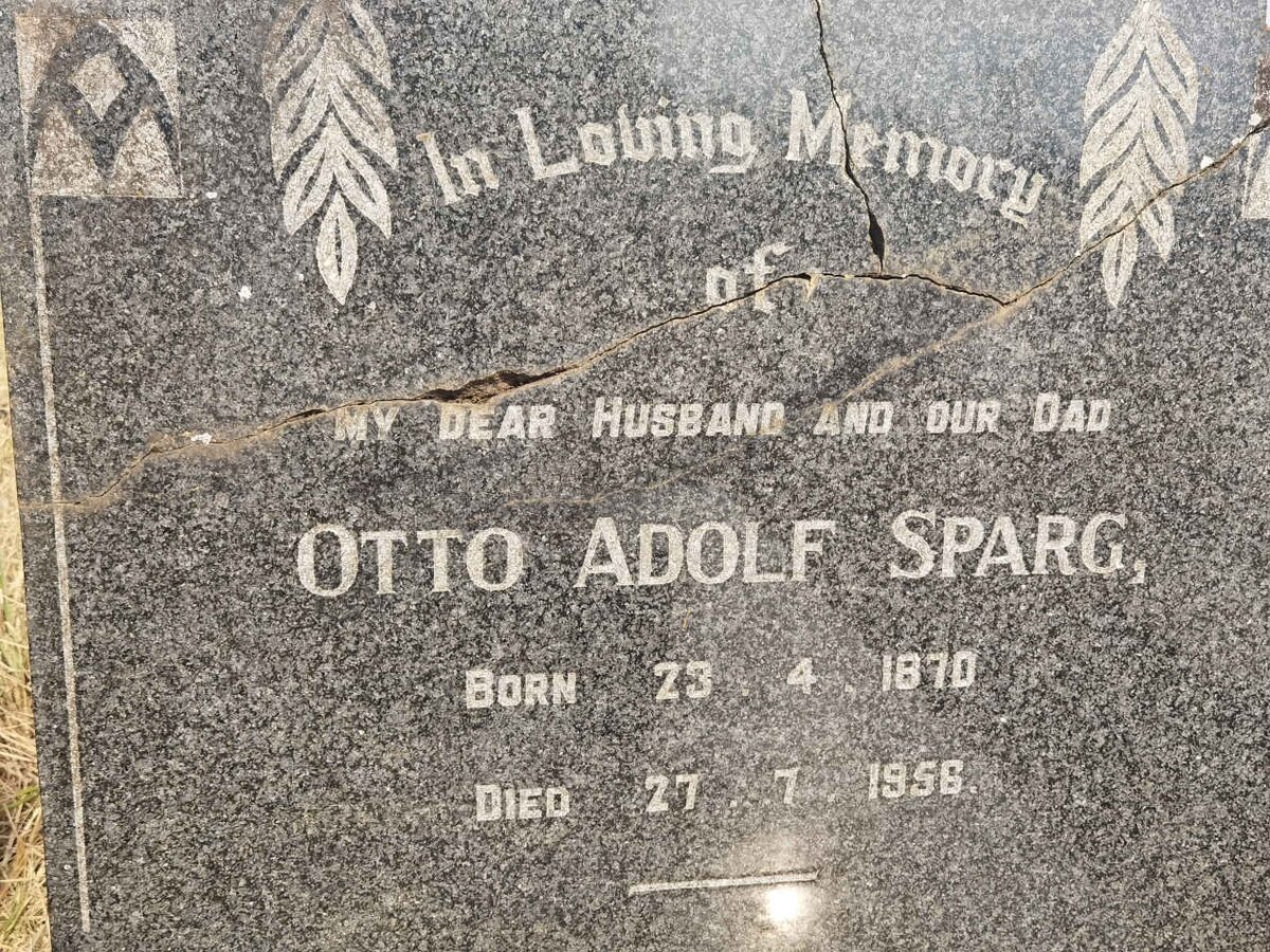 SPARG Otto Adolf 1870-1956