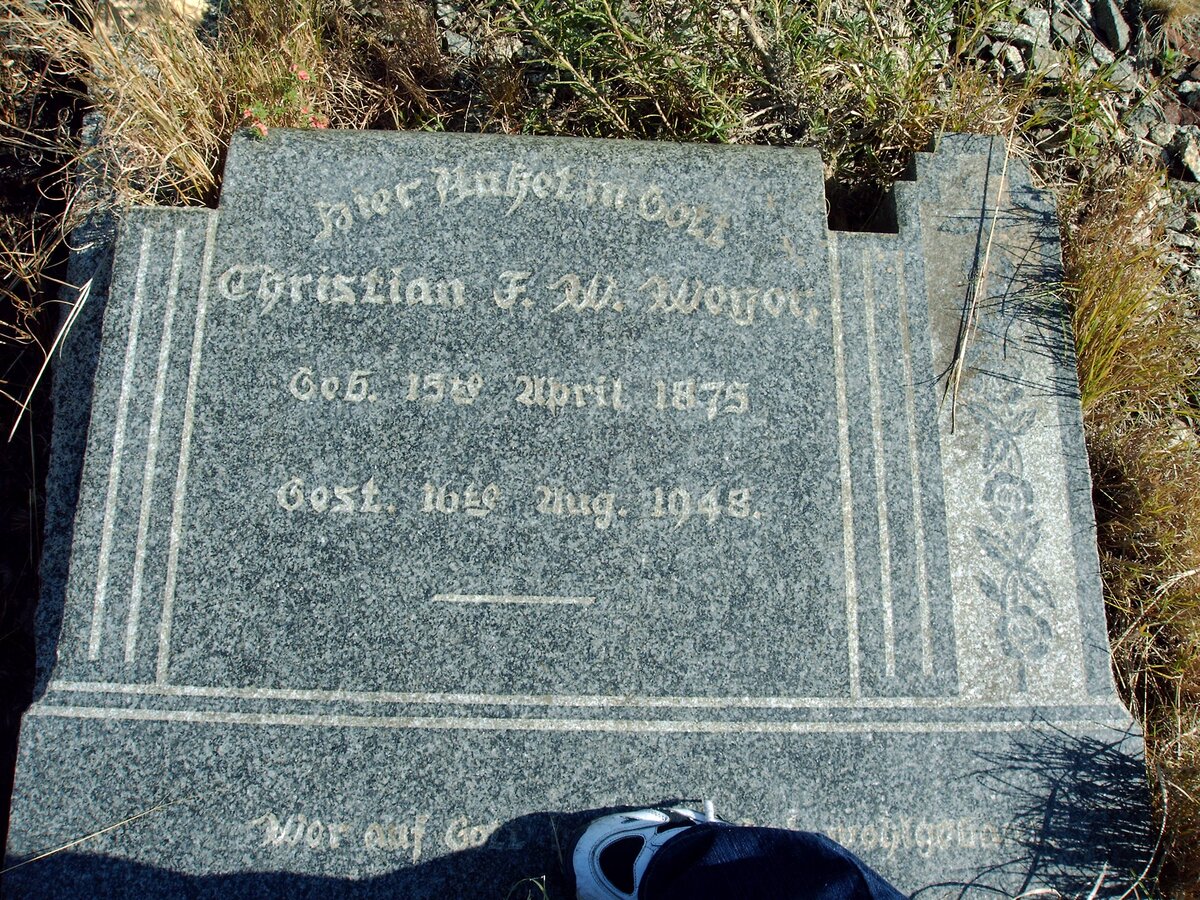 WEYER Christian F.W. 1875-1948