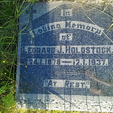 HOLDSTOCK Leonard J. 1878-1937