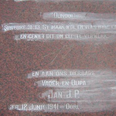 ACKERMAN J. P. 1941- &amp; Sussanna Elizabeth KENNEDY 1940-1996