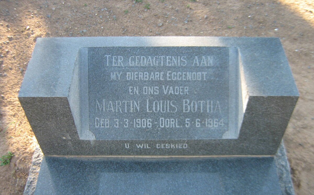 BOTHA Martin Louis 1906-1964
