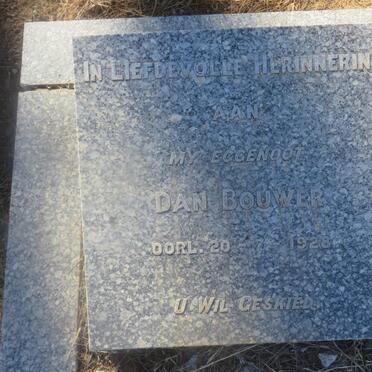 BOUWER Dan -1928