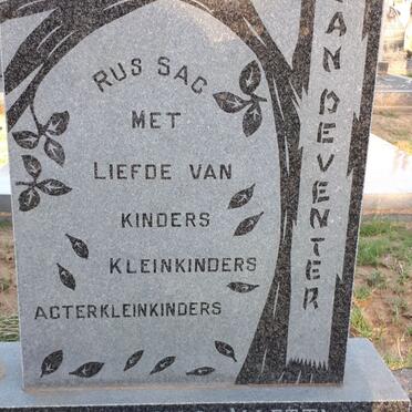 DEVENTER Petronella Alletta, van 1923-2000