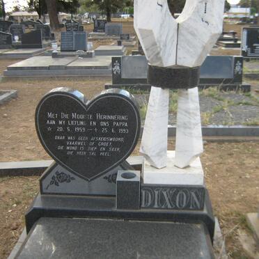 DIXON Jakobus Francois 1959-1993