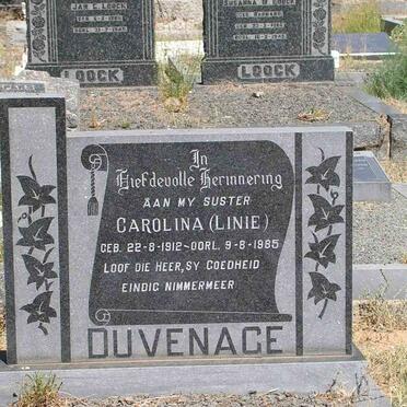 DUVENAGE Carolina 1912-1985