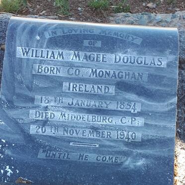 DOUGLAS William Magee 1854-1940