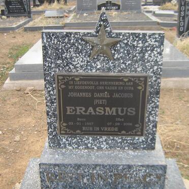 ERASMUS Johannes Daniël Jacobus 1957-2006