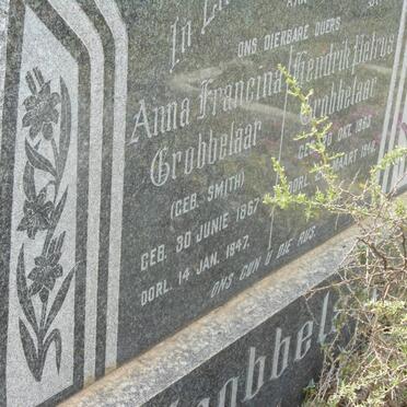 GROBBELAAR Hendrik Petrus 1863-1940 &amp; Anna Francina SMITH 1867-1947