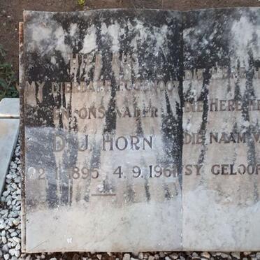 HORN D.J. 1895-1961