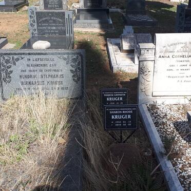 KRUGER Hendrik Stephanus Bernardus -1952 :: KRUGER Anna Cornelia nee VORSTER 1895-1938