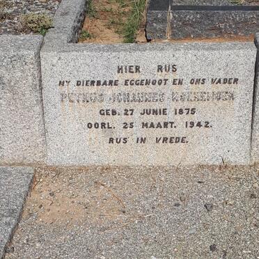 KOEKEMOER Petrus Johannes 1875-1942