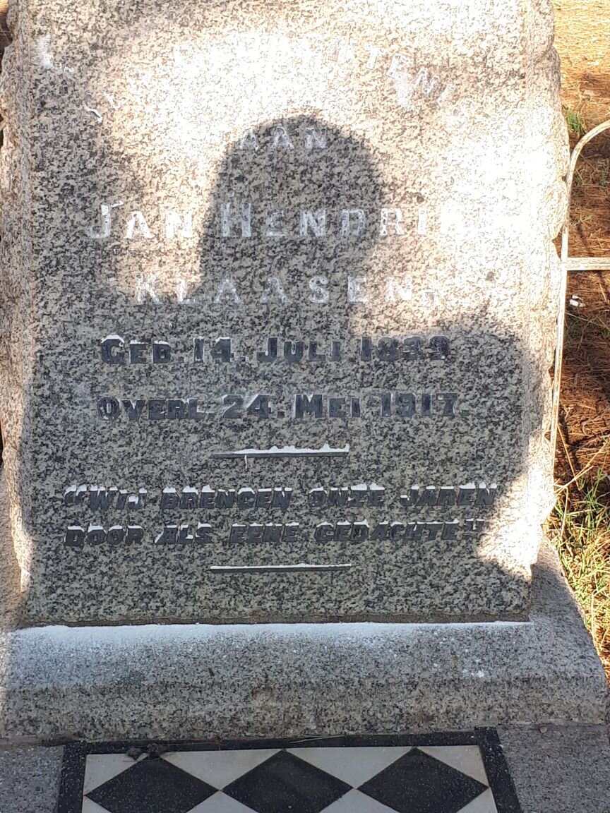 KLAASEN Jan Hendrik 1839-1917