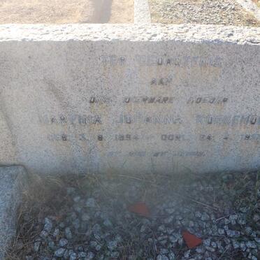 KOEKEMOER Martina Johanna 1894-1953