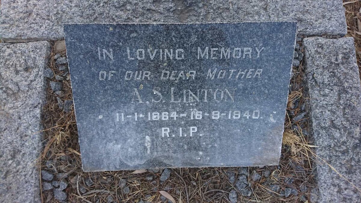 LINTON A.S. 1864-1940