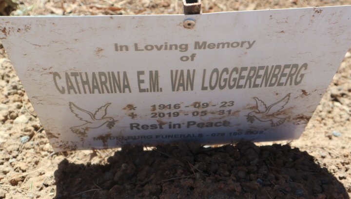 LOGGERENBERG Catharina E.M., van 1946-2019