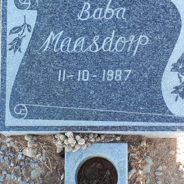 MAASDORP Baba -1987
