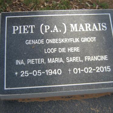 MARAIS P.A. 1940-2015