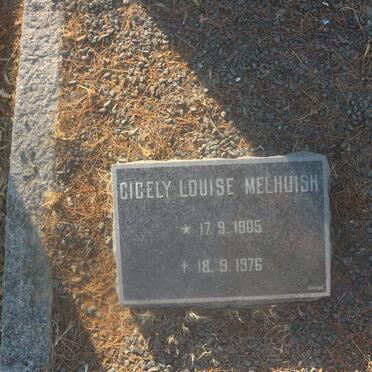 MELHUISH Cicely Louise 1905-1976