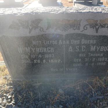 MYBURGH H. 1883-1962 &amp; A.S.C. TROSKIE 1885-1956