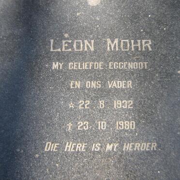 MOHR Leon 1932-1980