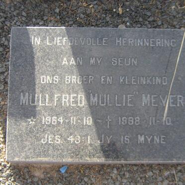 MEYER Mullfred 1964-1998