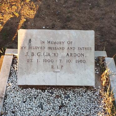 MARDON J.B.G. 1900-1960