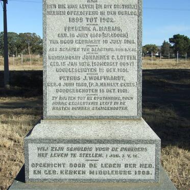 6. Anglo-Boere Oorlog Monument_1899-1902