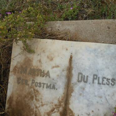 PLESSIS Martha, du nee POSTMA