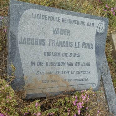 ROUX Jacobus Francois, le -1951