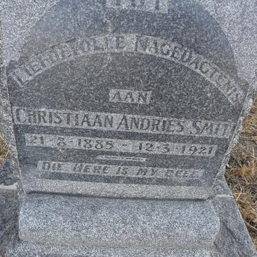 SMIT Christiaan Andries 1885-1921