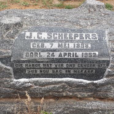 SCHEEPERS J.C. 1898-1952