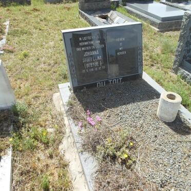 TOIT Johanna Stoffelina, du nee BEETJE 1890-1977
