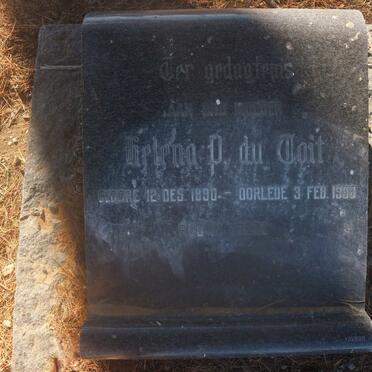 TOIT Helena P., du 1890-1968