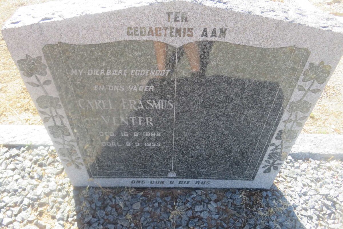VENTER Carel Erasmus 1898-1955