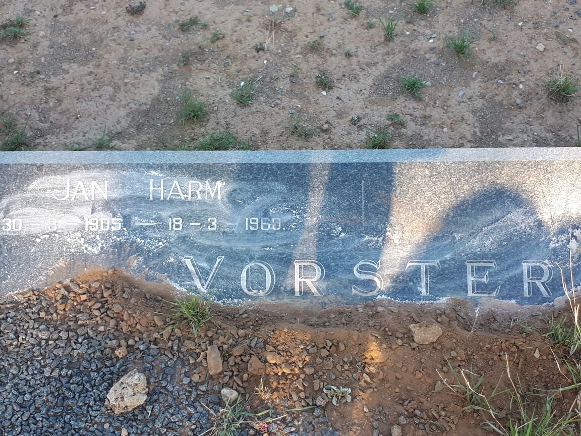 VORSTER Jan Harm 1905-1969