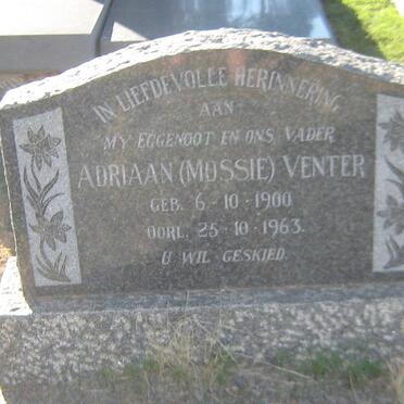 VENTER Adriaan 1900-1963