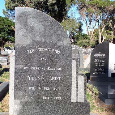 VORSTER Theunis Gert 1901-1970