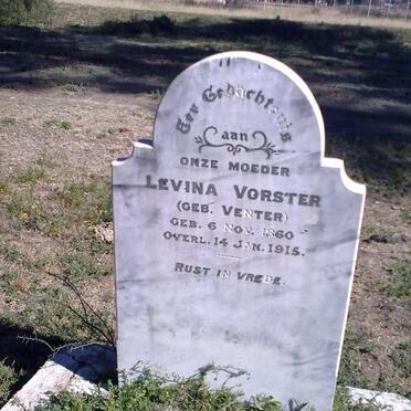 VORSTER Levina nee VENTER 1860-1915