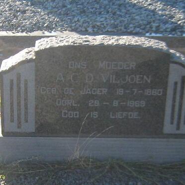 VILJOEN A.C.D. nee DE JAGER 1880-1969
