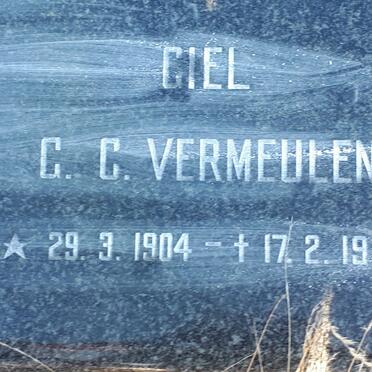 VERMEULEN G.C. 1904-1969