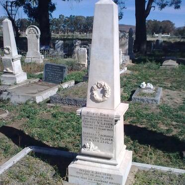 VILJOEN Gerrit van Niekerk 1847-1925 &amp; Barbara Zacharia Gertruida VAN ZIJL 1846-1925