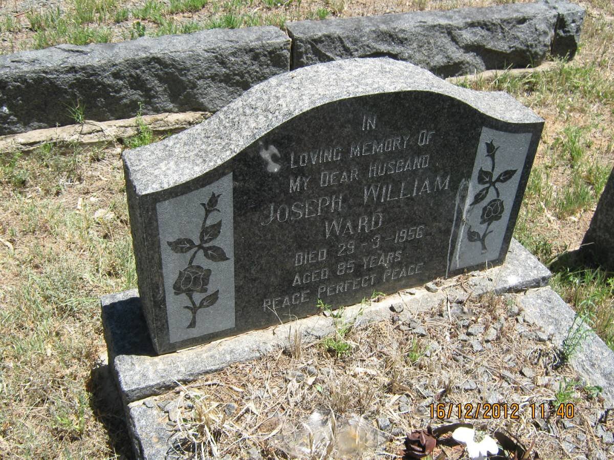 WARD Joseph William -1956