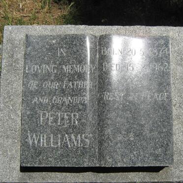 WILLIAMS Peter 1874-1962
