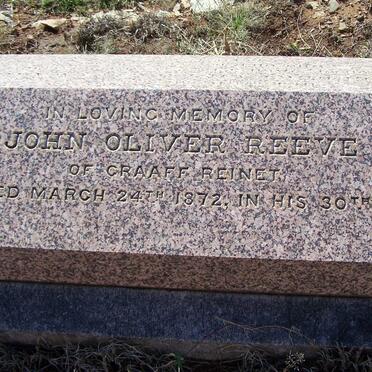 REEVE John Oliver -1872 :: COWARD Herbert Charles -1872